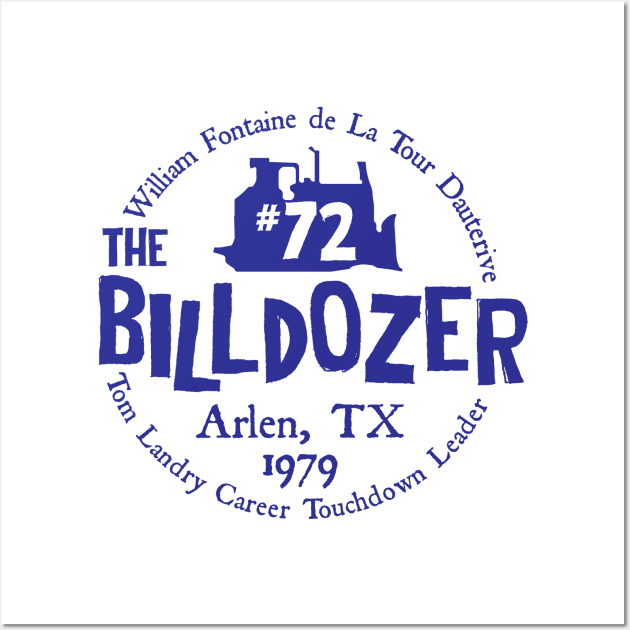 BILLDOZER Wall Art by HeyBeardMon